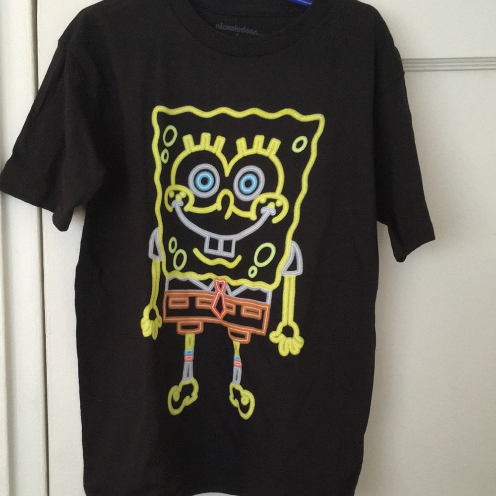 Nickelodeon Black SpongeBob Kids T-Shirt